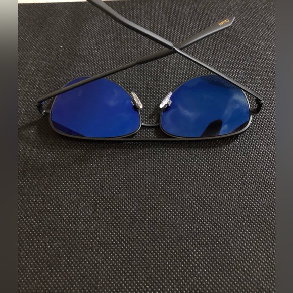 Quay Australia Unisex‎ High Key Aviator matte black purple blue Sunglasses new - Picture 12 of 13